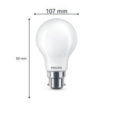 Philips 100W LED bulb B22 warm white - British product