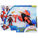 Spidey Miles TechnoRacer vehicle set with figure, imported from the UK