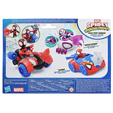 Spidey Miles TechnoRacer vehicle set with figure, imported from the UK