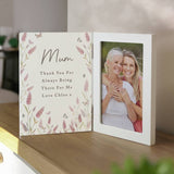 Argos Personalised Message Wooden Floral Photo Frame - 6x4cm- Buy online at McGrocer