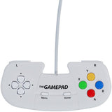 The Gamepad White Edition retro gaming controller - British product