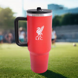 Liverpool FC thermal flask red club crest 1.18L, UK version