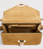 Valentino Garavani small Rockstud split leather shoulder bag, imported from the UK