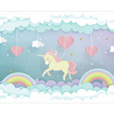 Origin Murals unicorn dream pastel wall mural roll, UK version