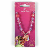 Disney Princess glittery charm beaded necklace 38cm - British product