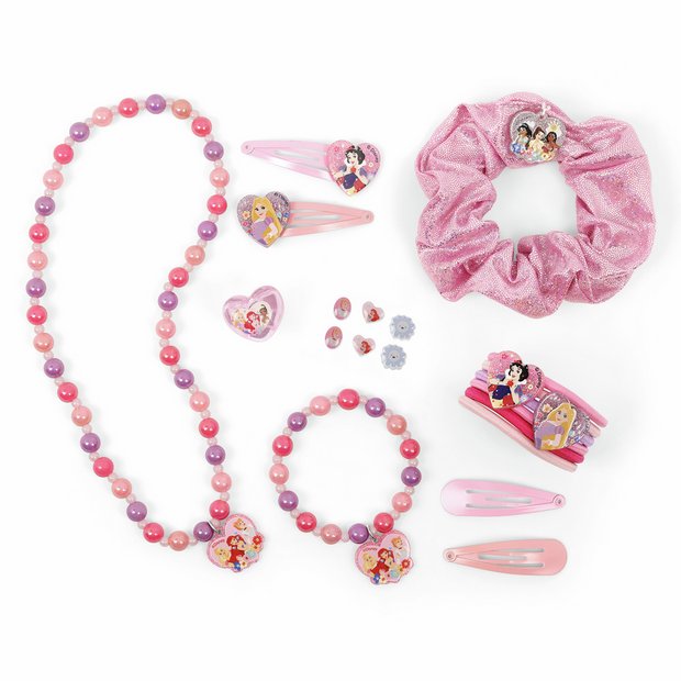 Disney Princess kids hair accessories and jewellery set 12-piece (British brand)