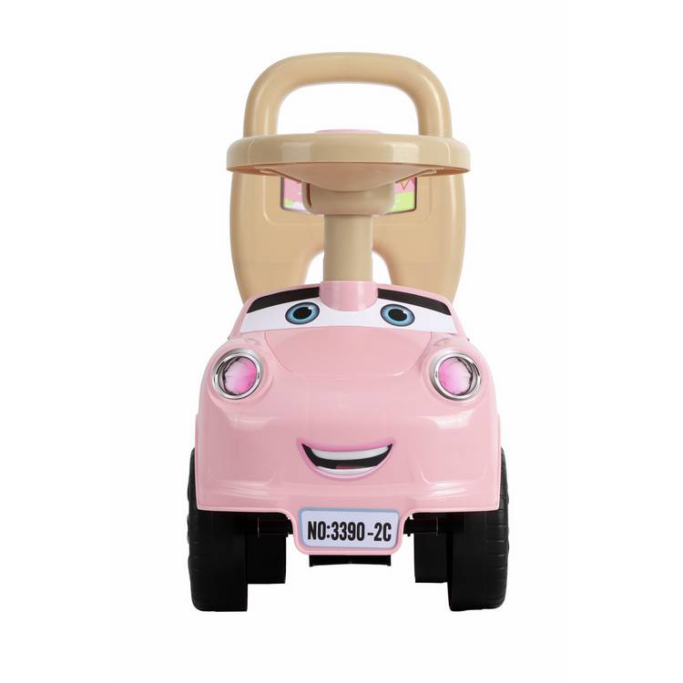 Chad Valley foot to floor ride on pink toddler toy, imported from the UK