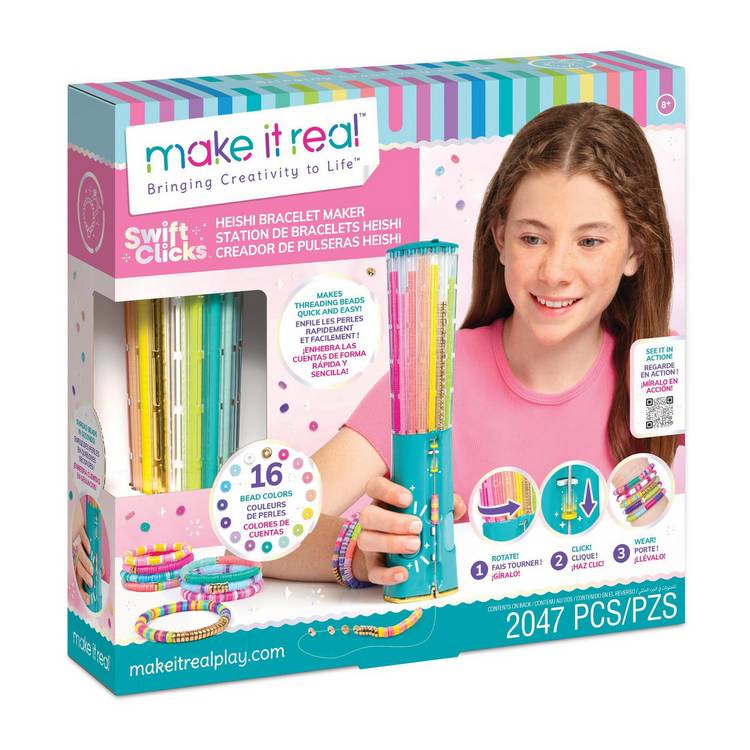 Make It Real Swift Clicks Heishi bracelet maker kit (British brand)