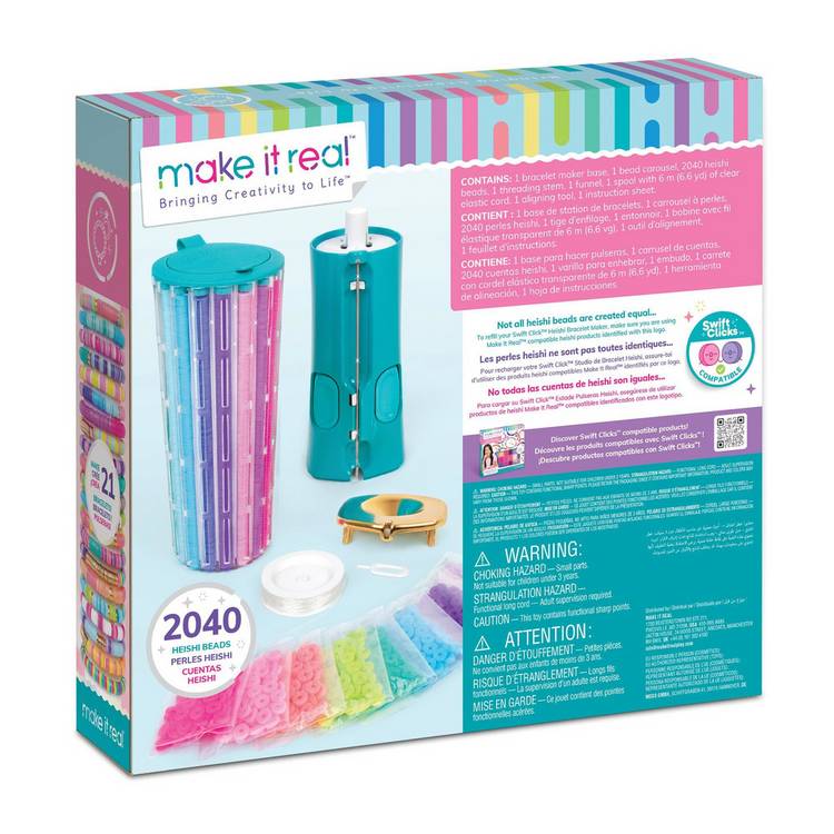 Make It Real Swift Clicks Heishi bracelet maker kit (British brand)
