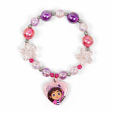 Gabby's Dollhouse 3-piece stretchy beaded bracelet set (British brand)
