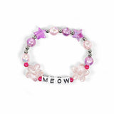 Gabby's Dollhouse 3-piece stretchy beaded bracelet set (British brand)