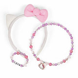 Hello Kitty three-piece accessories set for children 4+ (British brand)