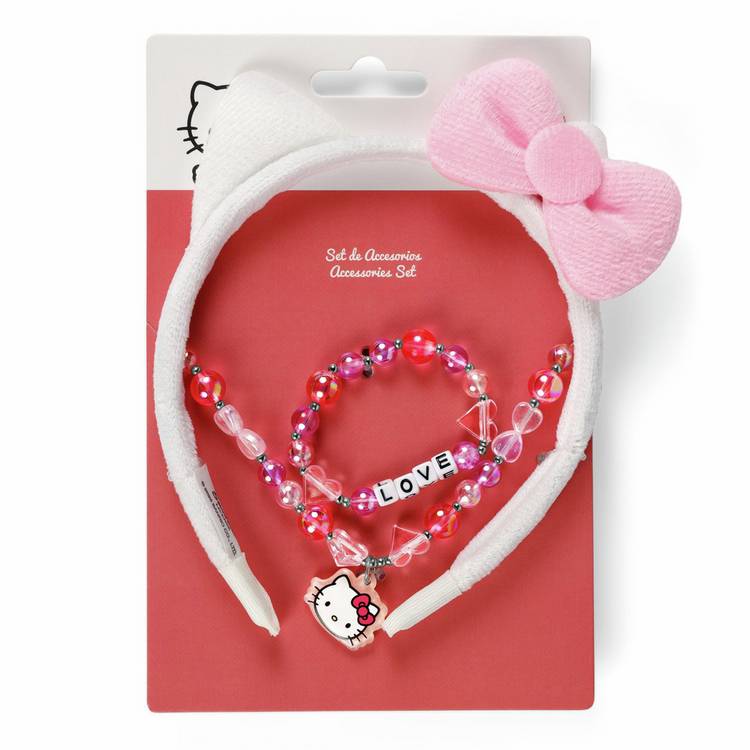 Hello Kitty three-piece accessories set for children 4+ (British brand)