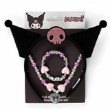 Kuromi Kids headband necklace bracelet set, imported from the UK