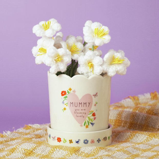 Widdop Love Life ceramic plant pot Mummy - British product