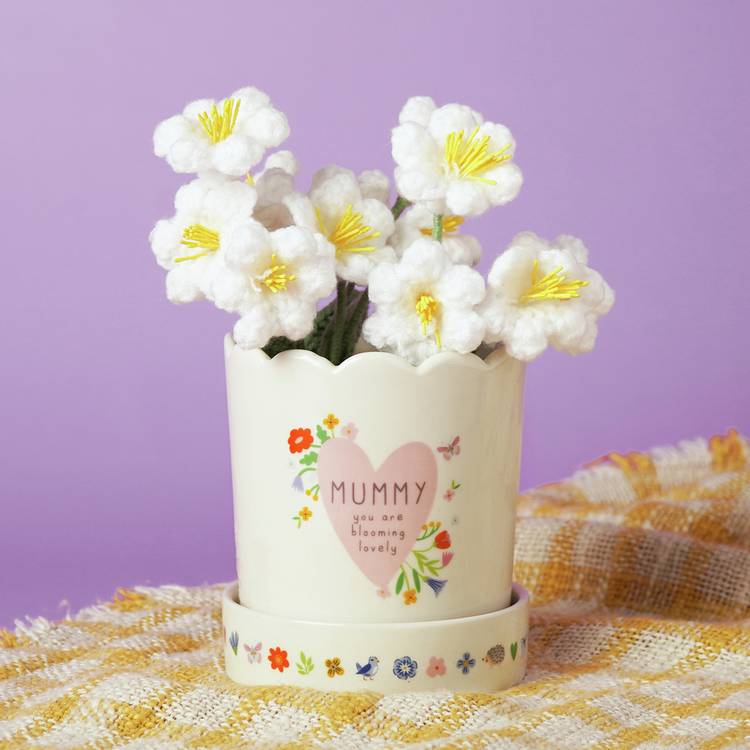 Widdop Love Life ceramic plant pot Mummy - British product