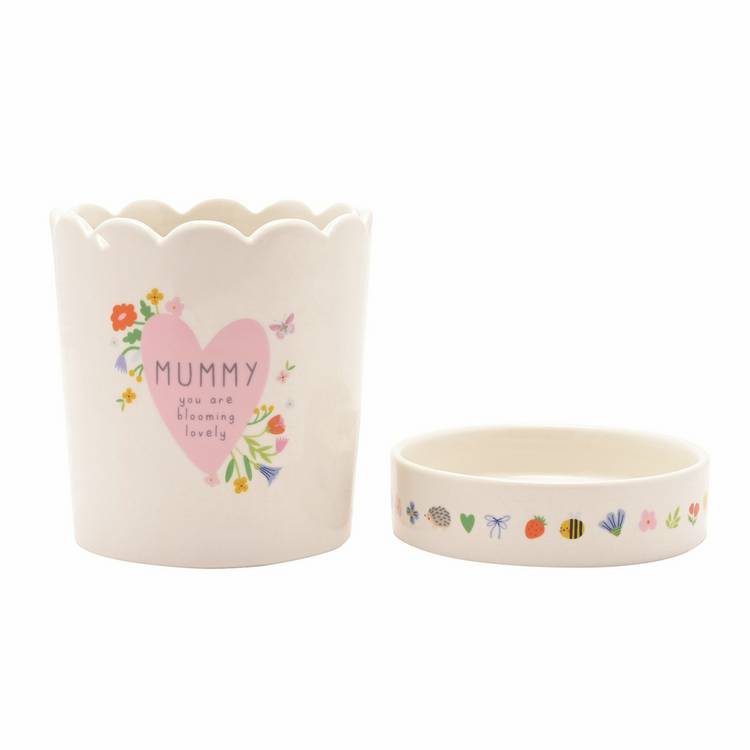 Widdop Love Life ceramic plant pot Mummy - British product