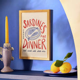 Argos Argos Home Sardines Framed Wall Art A4- Buy online at McGrocer