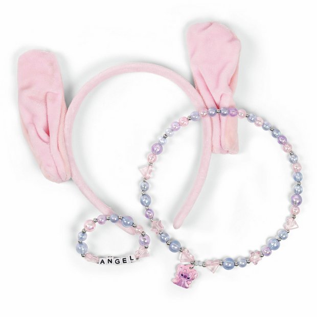Disney Lilo & Stitch Angel headband necklace bracelet set, UK version