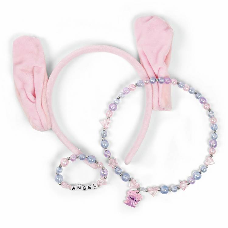 Disney Lilo & Stitch Angel headband necklace bracelet set, UK version