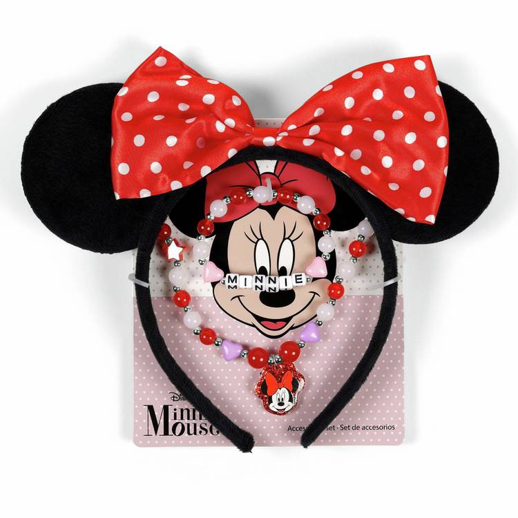 Minnie Mouse kids headband necklace bracelet set (British brand)