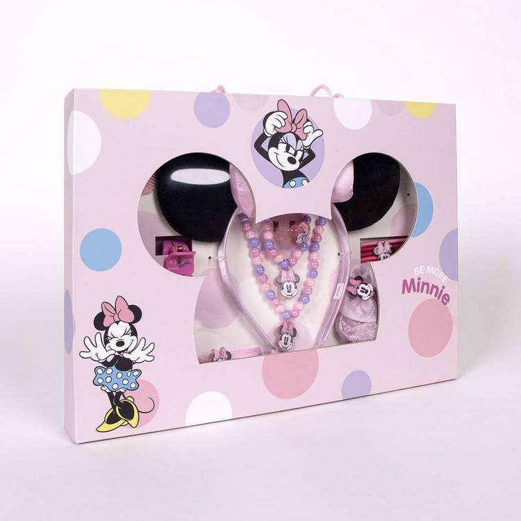 Minnie Mouse kids hair and jewellery set 22-piece, imported from the UK