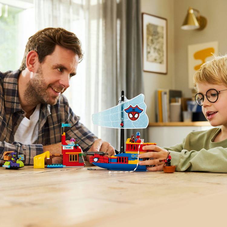 LEGO Marvel Spidey Pirate Ship building set (British brand)