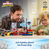 LEGO Marvel Spidey Pirate Ship building set (British brand)