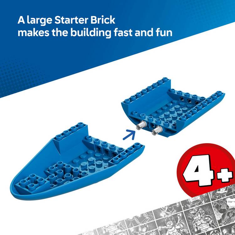 LEGO Marvel Spidey Pirate Ship building set (British brand)