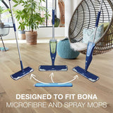 Bona microfibre cleaning pad pack of 3 (British brand)