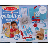 Melissa & Doug Pet Vet Play Set 24-piece, imported from the UK