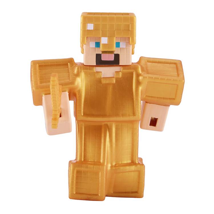 GooJitZu Gold Armor Steve action figure - British product