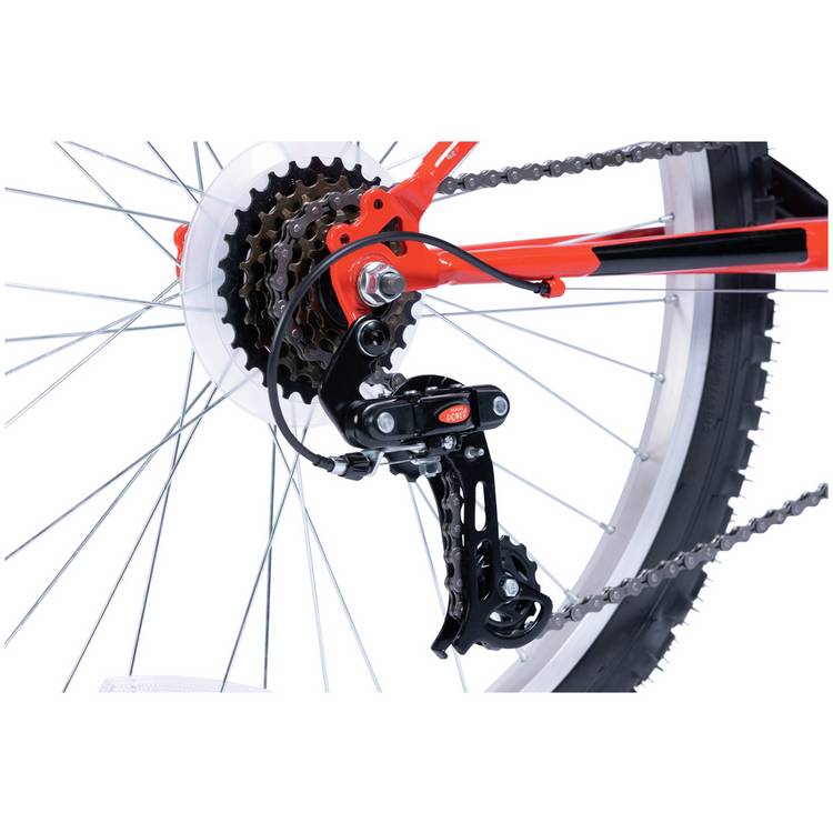 Piranha boys mountain bike red 24 inch (British brand)