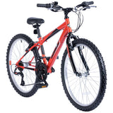 Piranha boys mountain bike red 24 inch (British brand)