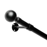 Argos Home curtain pole matte black bay 400cm, imported from the UK