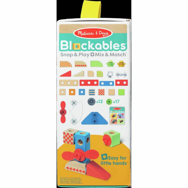 Melissa & Doug Blockables Vehicles Play Set, UK version