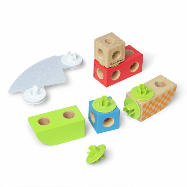 Melissa & Doug Blockables wooden blocks - British product