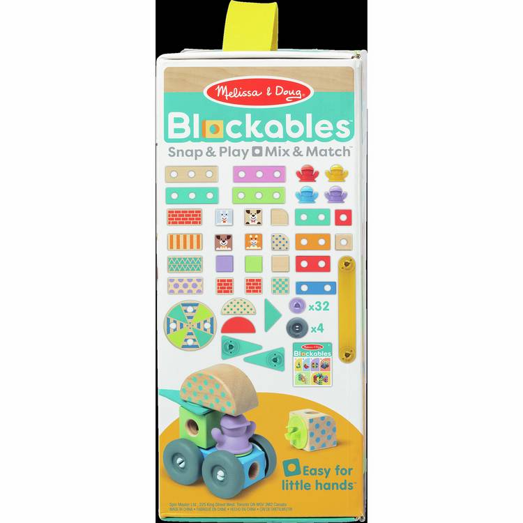 Melissa & Doug Blockables wooden blocks - British product