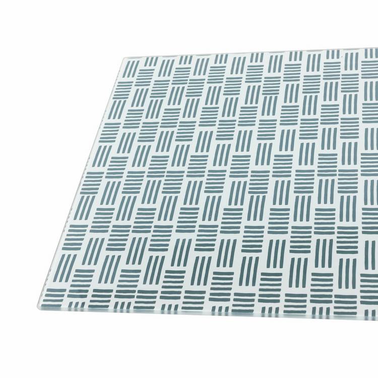 Argos Home patterned glass worktop saver grey 30x40cm - British product