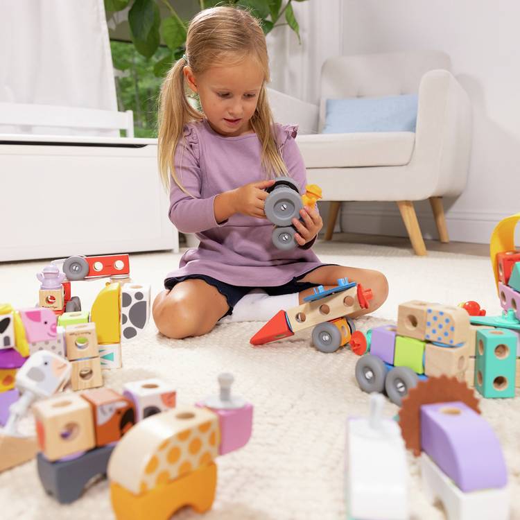 Melissa & Doug Blockables Farm Set - British product