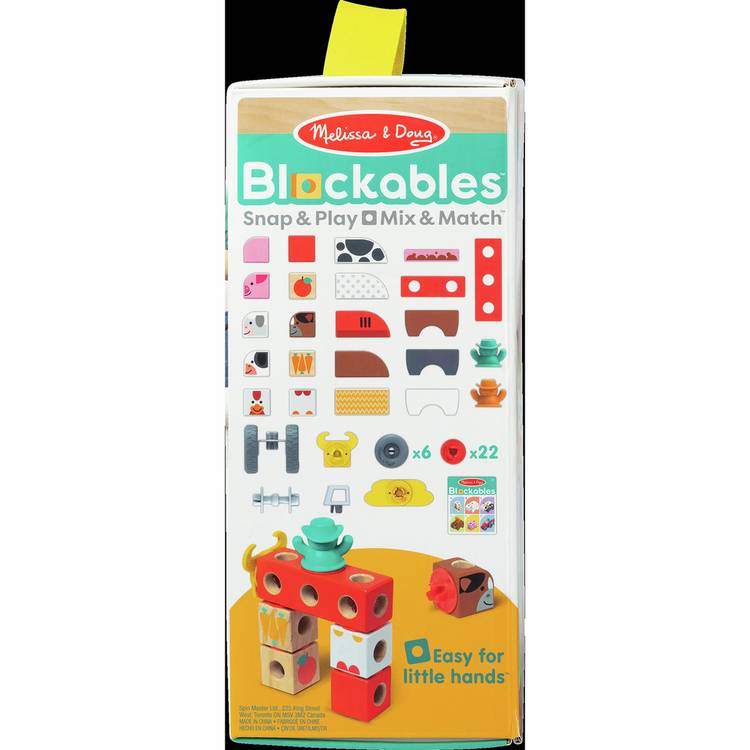 Melissa & Doug Blockables Farm Set - British product