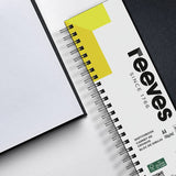 Reeves hardback spiral bound A4 sketchbook (British brand)