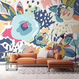 Argos Origin Murals Abstract Floral Navy Blue Wall Mural 50cm x 19.6m- Buy online at McGrocer