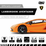 CMJ Lamborghini Aventador RC car orange 1:24 scale - British product