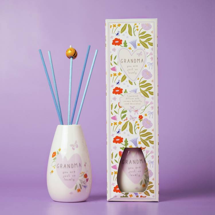 Widdop ceramic reed diffuser Grandma 100ml, imported from the UK