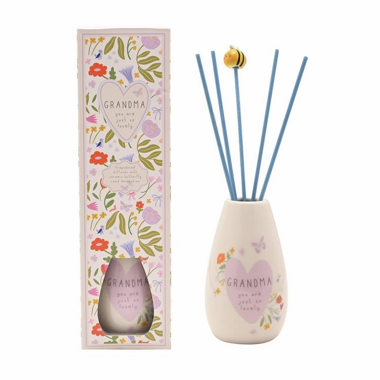 Widdop ceramic reed diffuser Grandma 100ml, imported from the UK