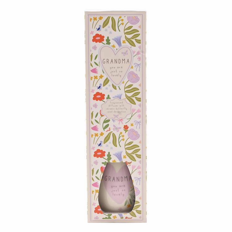 Widdop ceramic reed diffuser Grandma 100ml, imported from the UK