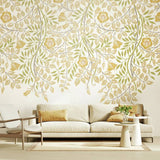 Origin Murals rosehip gold olive wall mural - British product