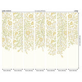 Origin Murals rosehip gold olive wall mural - British product