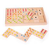Bigjigs jumbo wooden dominoes, imported from the UK